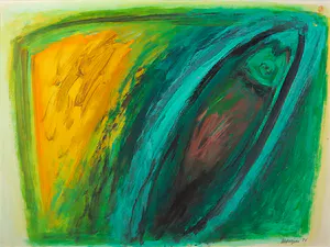 Krikor Momdjian - Gouache, De vis kopen? Bied vanaf 1!