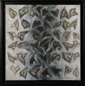 Wim de Bruin - Acryl op doek, Ritme - Ingelijst kopen? Bied vanaf 1!