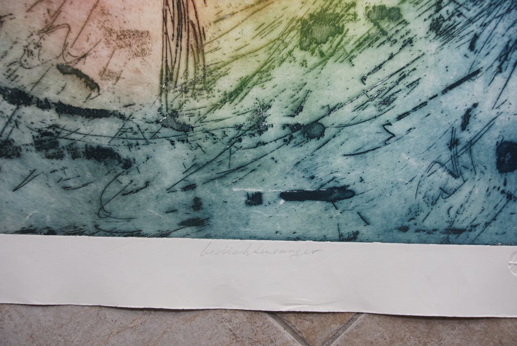 Ad Arma - Laatste x! Ad Arma - "Gedichtenvanger" - zeer grote ets uit 1992 - oplage 75 ex. kopen? Bied vanaf 1!