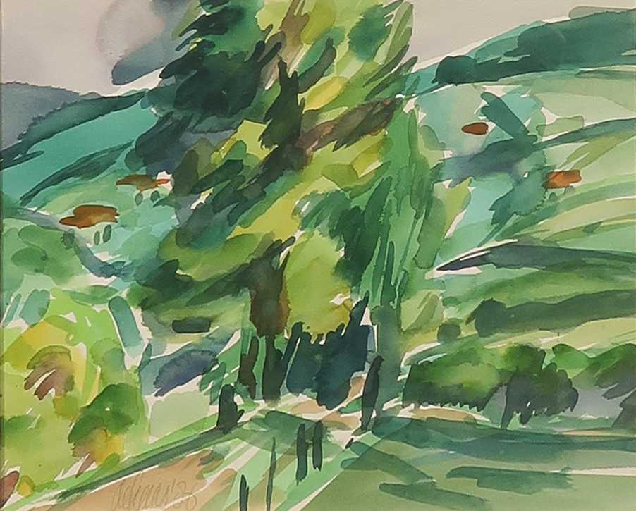 Toon de Haas - Aquarel, Frankrijk - Ingelijst kopen? Bied vanaf 50!