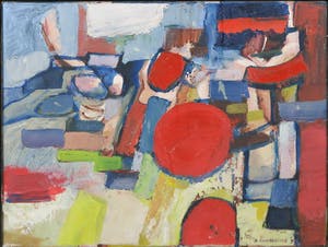 Ruud Cornelisse - Olieverf op doek, Vrouwen kopen? Bied vanaf 80!