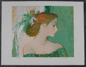 Sachiko Imai - Femme au Robe Verte kopen? Bied vanaf 35!