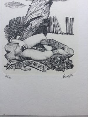 Lou Strik - C5033-6, Ex Libris Jan Rhiebergen kopen? Bied vanaf 75!