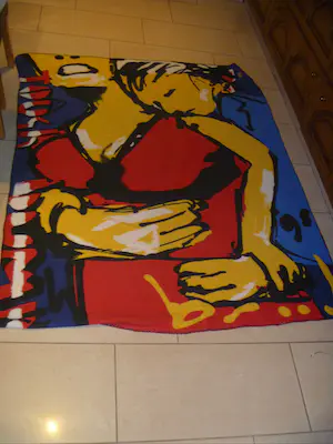 Herman Brood - 2 fleecedekens met afbeeldingen van Herman Brood kopen? Bied vanaf 75!