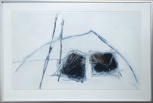 Arty Grimm - Winter | Unica | Ingelijst (Zeer groot) kopen? Bied vanaf 195!