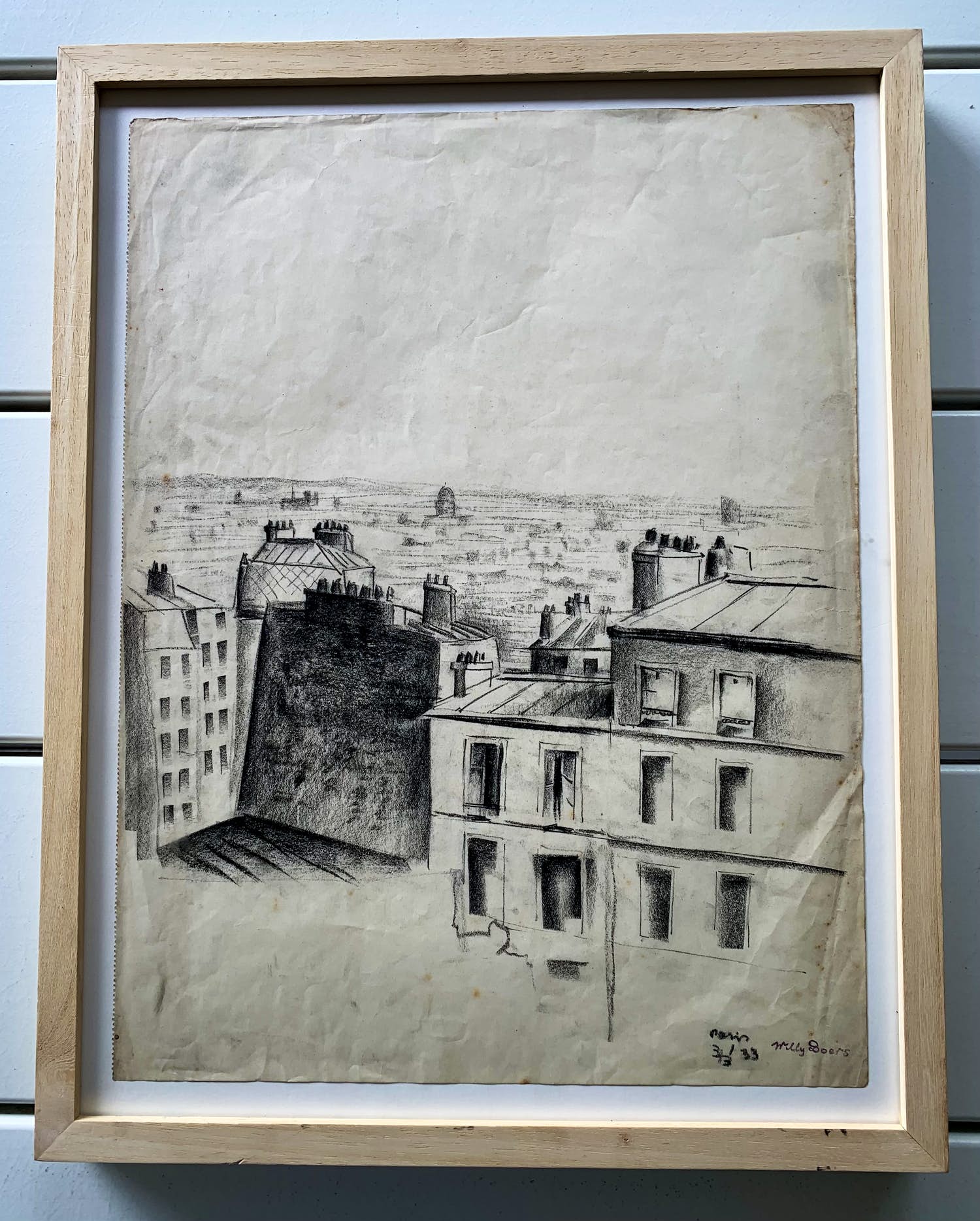 Willy Boers - Stadsgezicht Parijs verkocht voor € 50!