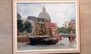 Jan Kelderman - Lutherse kerk Amsterdam verkocht voor € 80!