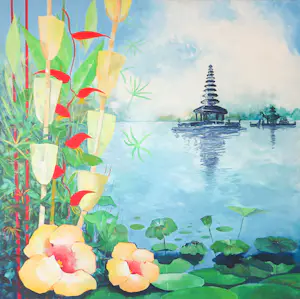 Buy Jan van Delft - Acryl op doek, Bratanmeer I (zeer groot)? Bid from 200!