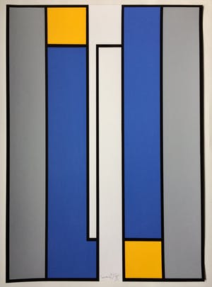 Siep van den Berg - grote kleuren zeefdruk - gesigneerd en genummerd. kopen? Bied vanaf 195!