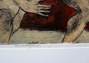 Ru van Rossem - ets: Orpheus en Euridice (Ovidius) - 1994 (groot!) kopen? Bied vanaf 160!