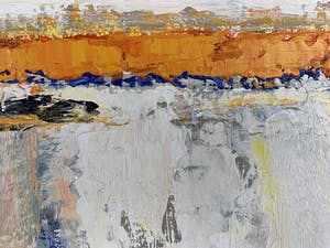 Henk Lassche - olieverf op doek - 'Fjordenlandschap' - 2003 (INGELIJST) kopen? Bied vanaf 1200!