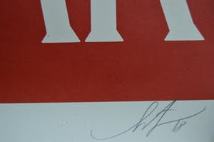 Shepard Fairey - MAKE ART NOT WAR - gesigneerd - NU VANAF 10 EURO kopen? Bied vanaf 10!