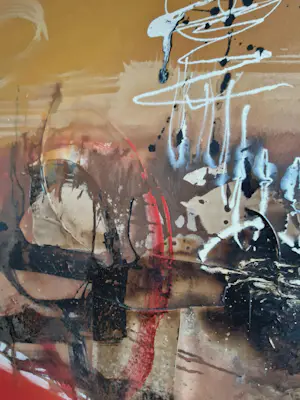 William Malucu - Galerie Forum art - Abstracte compositie, acrylverf op doek (GROOT!) kopen? Bied vanaf 230!