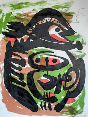 Anton Rooskens - Kind met vis kopen? Bied vanaf 175!