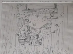 Henny Bal - Ets, Titel, Open plek in het bos. kopen? Bied vanaf 35!