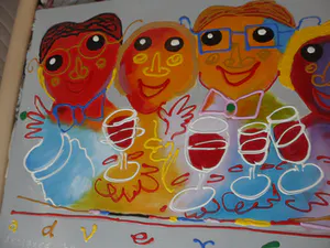 Ad Verstijnen - Ad Verstijnen - Feest! Groot 140x70 cm kopen? Bied vanaf 175!