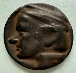 Buy Wilfried Put - bronzen penning | 'Piet Esser' | 1986 (PENNINGKUNST)? Bid from 60!