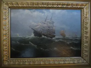 Pieter Cornelis Dommersen - (1834-1912) Zeegezicht kopen? Bied vanaf 600!