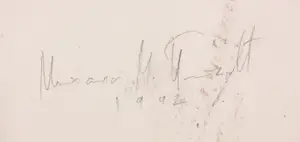 Mihajlo Petkovic - Lot van twee schilderijen in gemengde techniek op papier kopen? Bied vanaf 1!