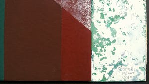 Henri Plaat - Geometrisch abstracte compositie, gemengde techniek (ingelijst) kopen? Bied vanaf 1!