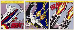 Roy Lichtenstein - "As I opened Fire..." verkauft für € 70!