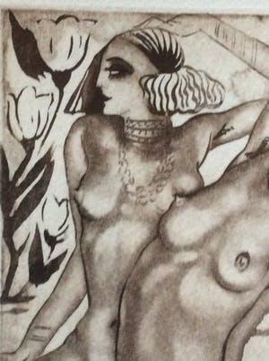 Arthur Greuell - 1891-1966. 3 Erotische Naakten kopen? Bied vanaf 65!