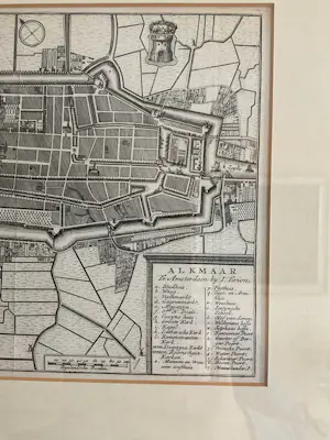 Isaac Tirion - Plattegrond Alkmaar kopen? Bied vanaf 50!