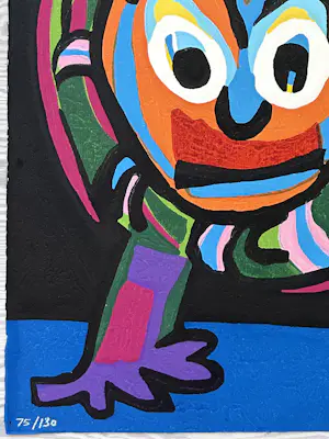 Karel Appel - Clown au Serpent kopen? Bied vanaf 1999!