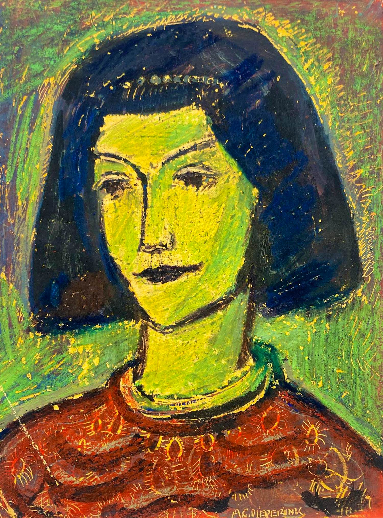 Alexander Gerhardus Dieperink - Portret kopen? Bied vanaf 1!