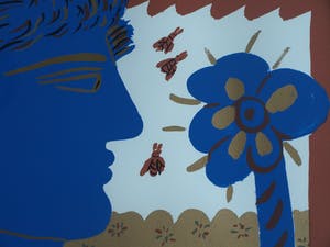 Alexandre Fassianos - Litho, ingelijst , “Mythologische voorstelling” – nr. 1 van 50 ex. kopen? Bied vanaf 100!