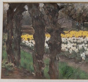 Anton L. Koster - Bloembollenveld bij de "Glip" (Heemstede) kopen? Bied vanaf 1950!