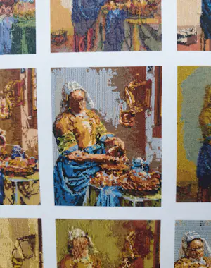 Rob Scholte - Melkmeisje naar Vermeer - Embroidery Show - 2005 - boek blz. 76 kopen? Bied vanaf 695!