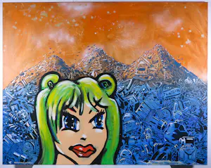 Willem Verburg - Gemengde techniek op groot doek, Worlds apart (Groot) kopen? Bied vanaf 150!