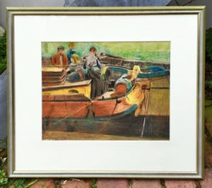 Martin Monnickendam - C3370-2 - Familie op de boot kopen? Bied vanaf 650!