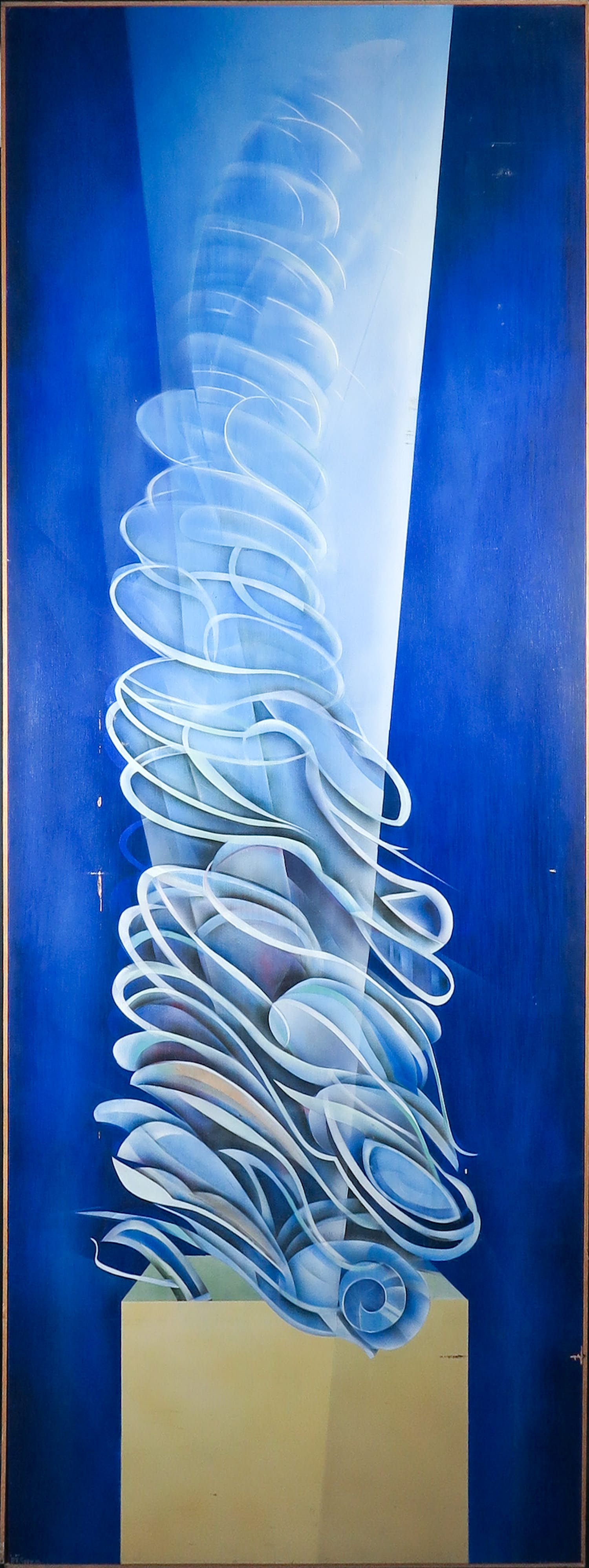 Frits van Geer - Acryl op board, Bewegend beeld - Ingelijst (Zeer Groot) kopen? Bied vanaf 1!