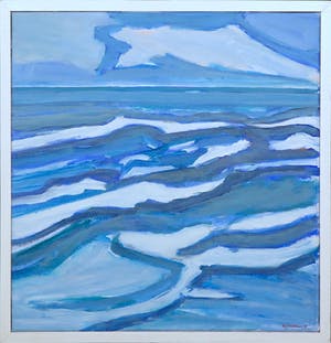 Paul Overhaus - Olieverf op doek, Zeegezicht - Ingelijst kopen? Bied vanaf 80!