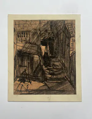 Kees van Dongen - Figuren in een Oosterse steeg kopen? Bied vanaf 650!