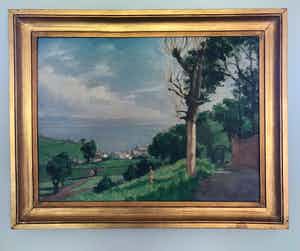 Sonia Abeloos - Prachtig schilderij - Gesigneerd - "Watchet" verkocht voor € 245!