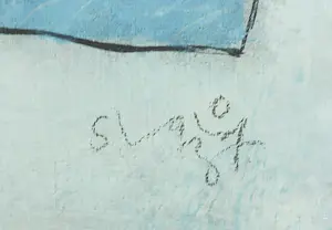 Shahid Parvez - Zeefdruk, New friend - Ingelijst (Groot) kopen? Bied vanaf 50!