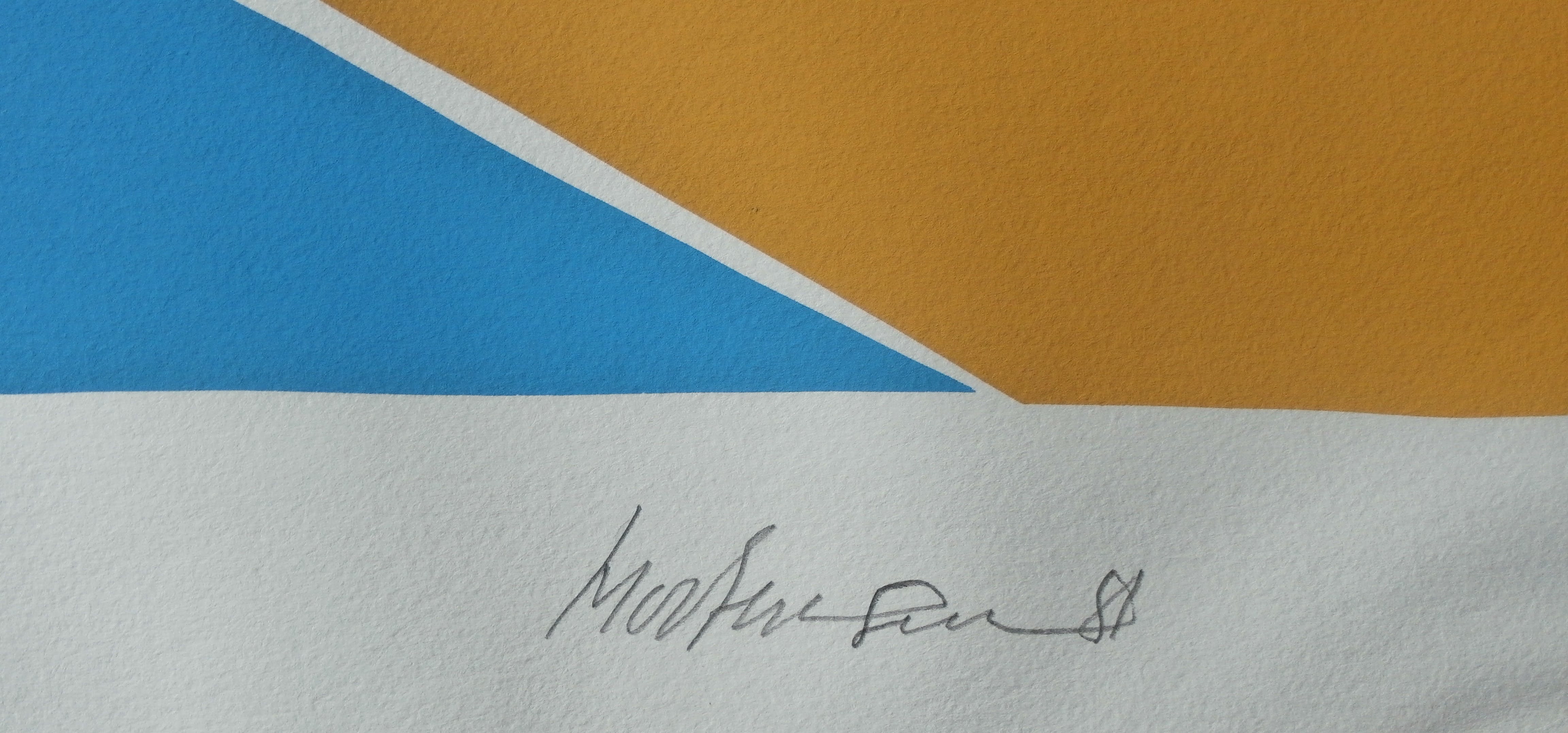 Richard Mortensen - 2 zeefdrukken: Geometrisch abstracte composities kopen? Bied vanaf 150!