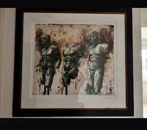 Gerti Bierenbroodspot - The three graces, litho (mooi ingelijst) kopen? Bied vanaf 250!