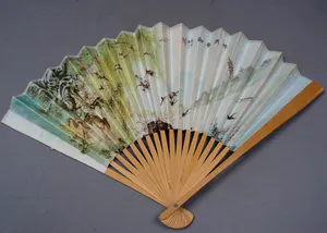 Niet of onleesbaar gesigneerd - oude Chinese hand waaiers kopen? Bied vanaf 1!