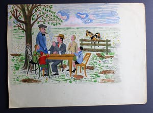 Niet of onleesbaar gesigneerd - picknick kopen? Bied vanaf 1!