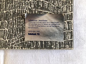 Gerrit Neven - Ammerstol - Tekening, Ingelijst kopen? Bied vanaf 140!