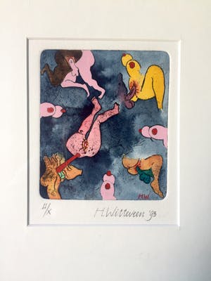 Hollie Witteveen - Kleurets, Ingelijst kopen? Bied vanaf 65!