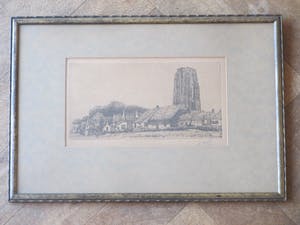 Buy Herman Heuff - St Lievens Monstertoren in Zierikzee - Ets? Bid from 45!