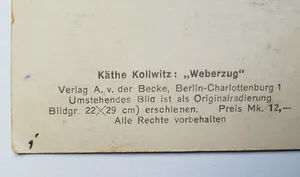 Kathe Kollwitz - Weberzug kopen? Bied vanaf 279!