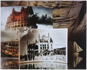 Rommert Boonstra - Fotocollage op papier, Zonder titiel - ingelijst kopen? Bied vanaf 45!