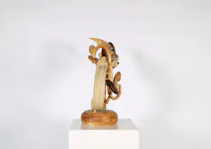 Marcel Warmenhoven - Houten sculptuur / assemblage, Het narrenschip kopen? Bied vanaf 150!