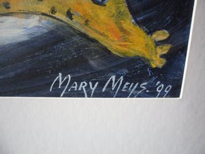 Mary Meijs - Olieverf op karton. Zonder titel. kopen? Bied vanaf 20!